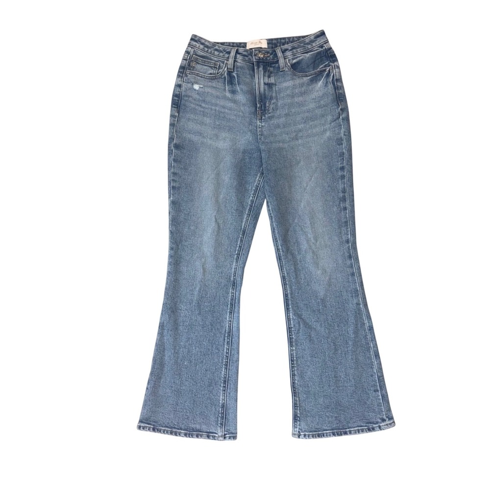 Miss Me Premier Super High-Rise Ankle Flare Jeans Blue Denim Neutral Size‎ 28